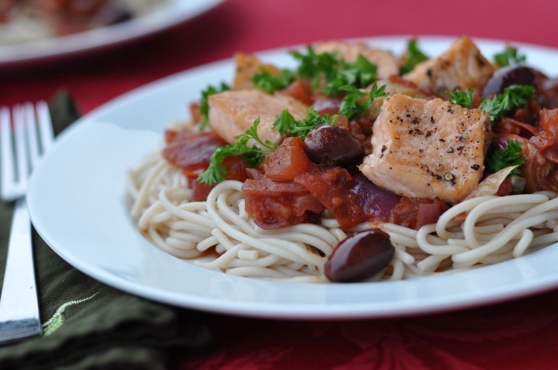 Salmon Puttanesca